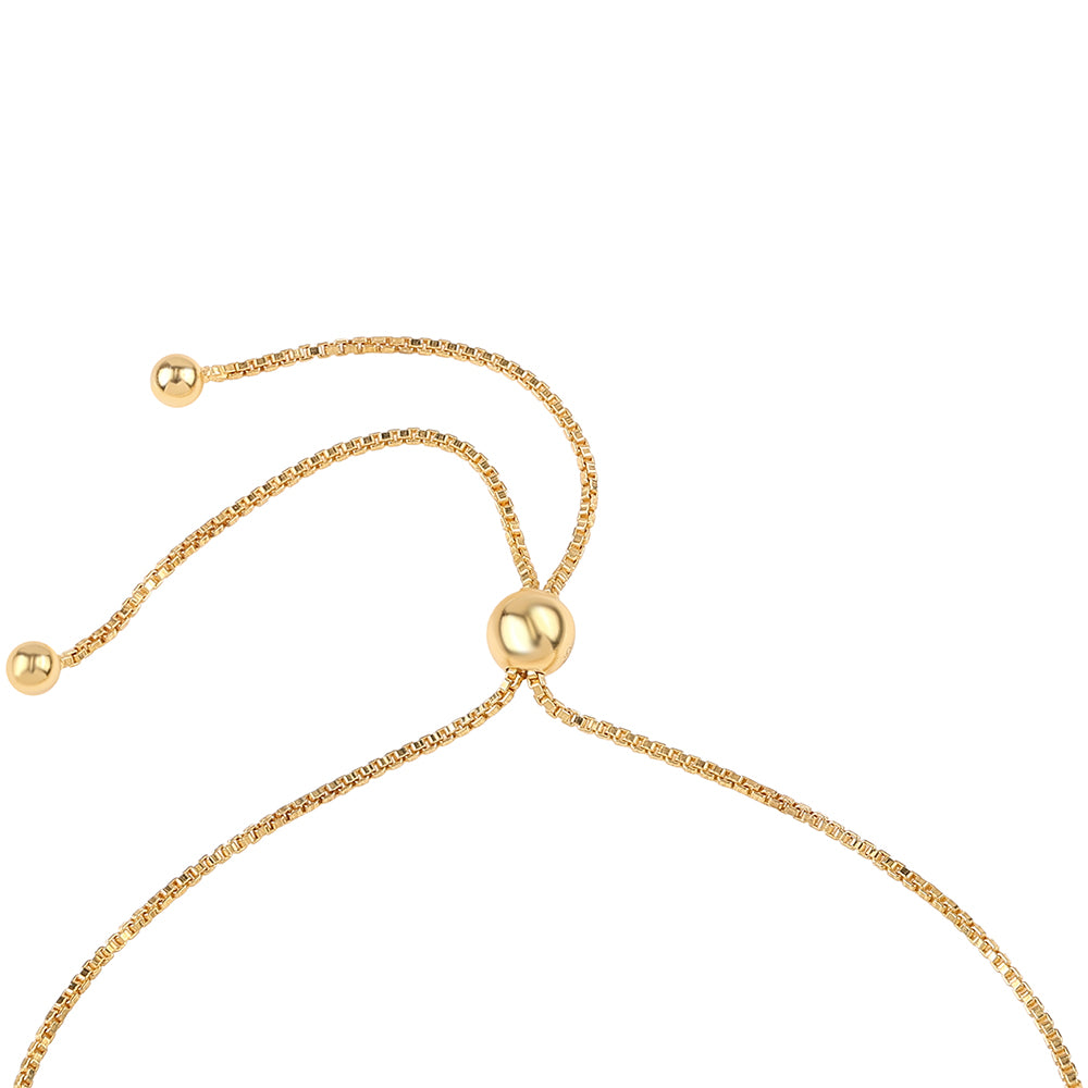 Arannyal Bevont Ezüst Karkötő Rose De France Ametiszttel és Peridottal 3 