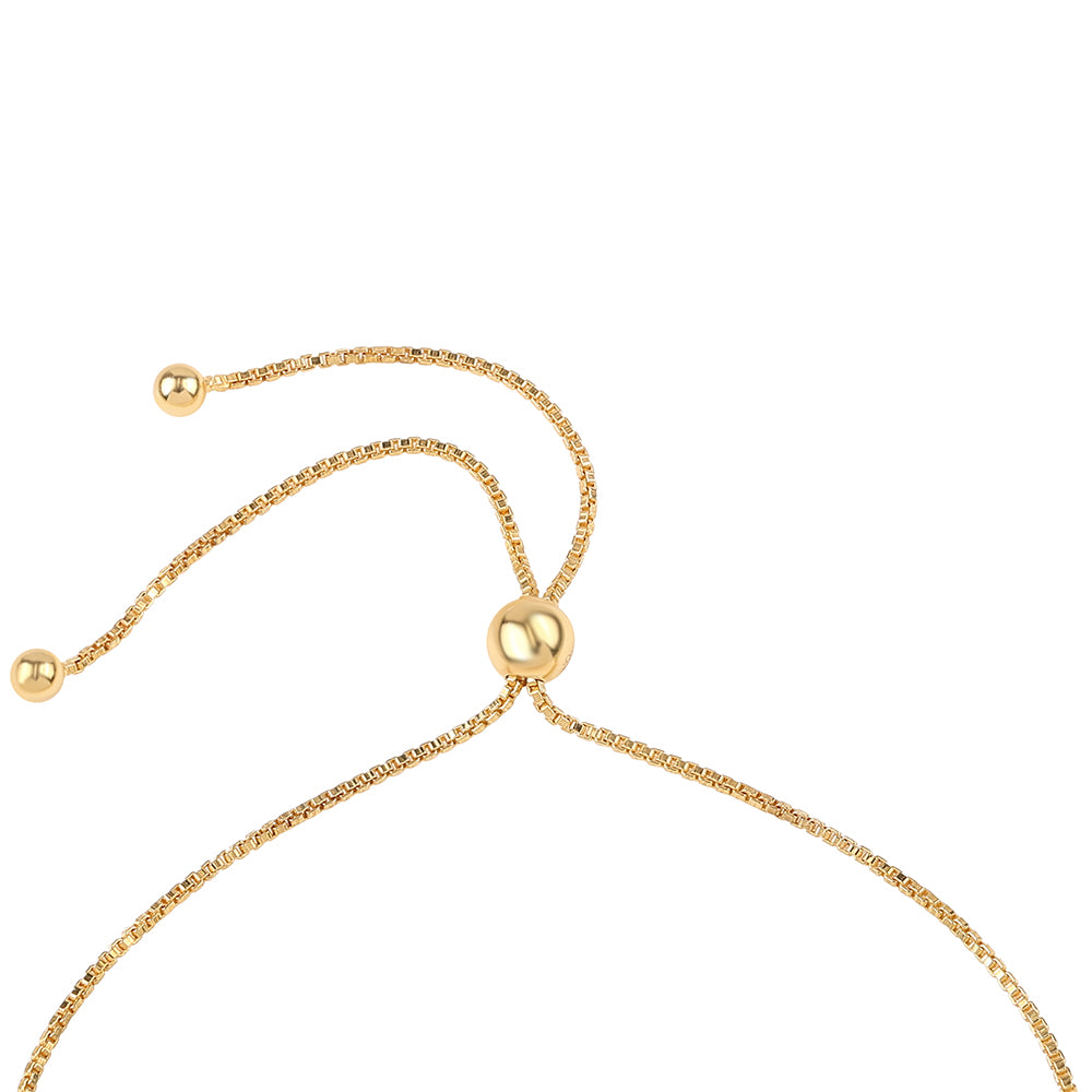 Arannyal Bevont Ezüst Karkötő Iolittal