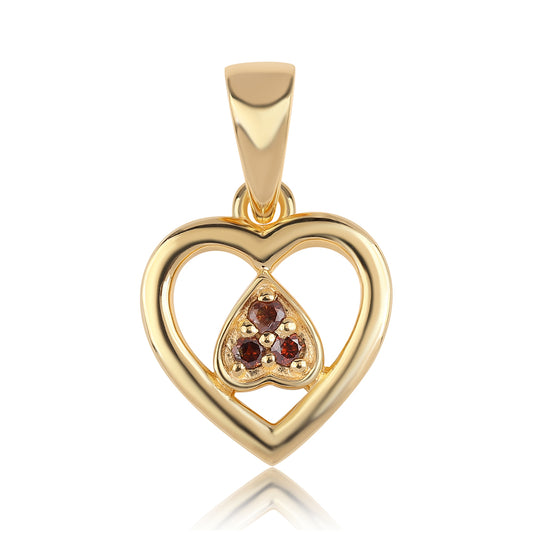 Arannyal Bevont Ezüst Medál Vörös Gyémánttal