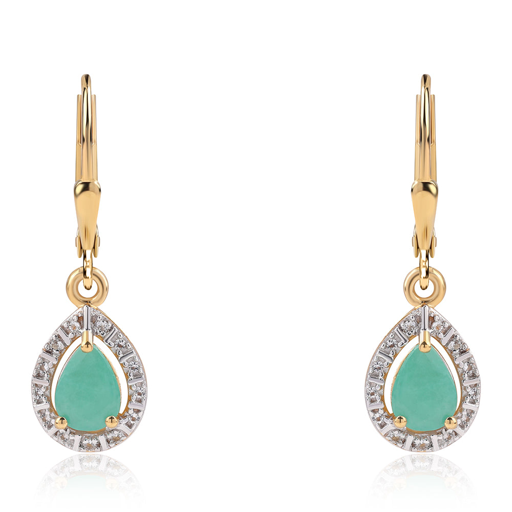 Arannyal Bevont Ezüst Szett Thai Rubinnal és Brazil Smaragddal 5 