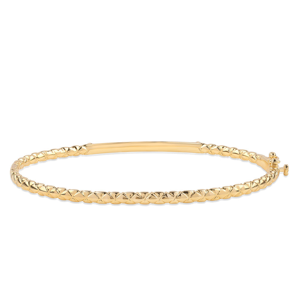 Arannyal Bevont Ezüst Karkötő Fekete Gyémánttal 2 