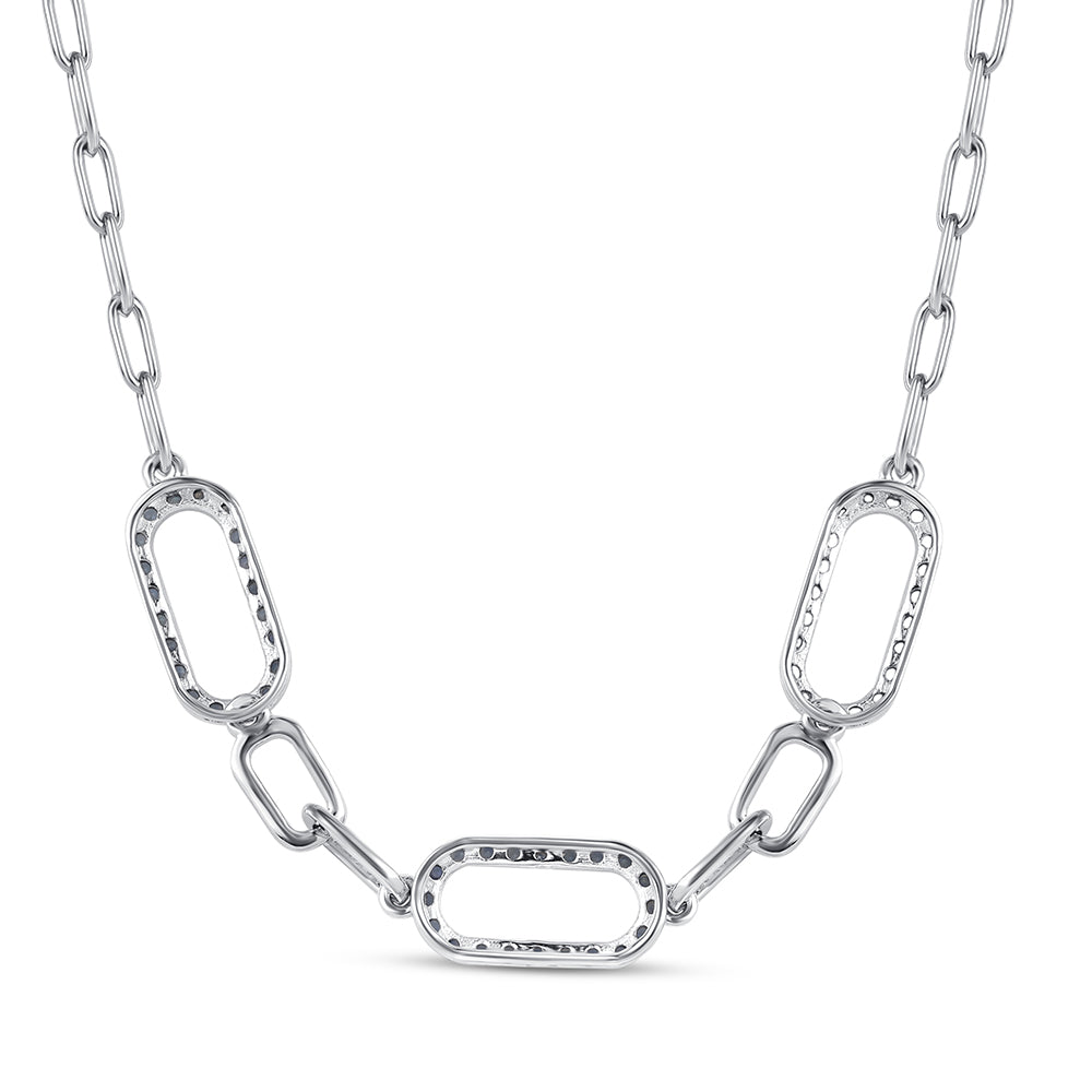 Ezüst Nyaklánc Ausztrál Kék Zafírral 2 