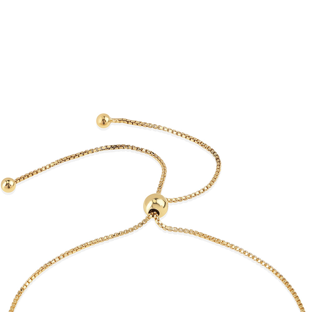 Arannyal Bevont Ezüst Karkötő Fekete Gyémánttal 2 