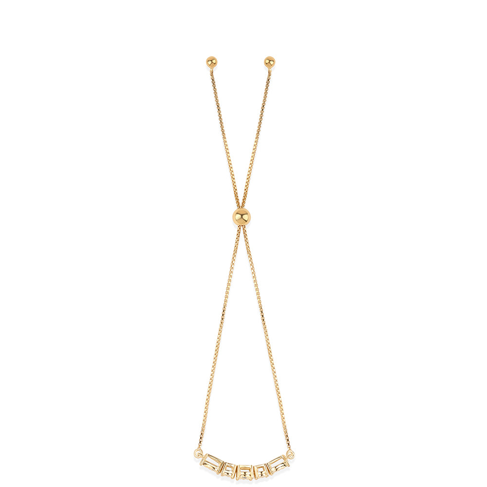 Arannyal Bevont Ezüst Karkötő Fekete Gyémánttal 3 