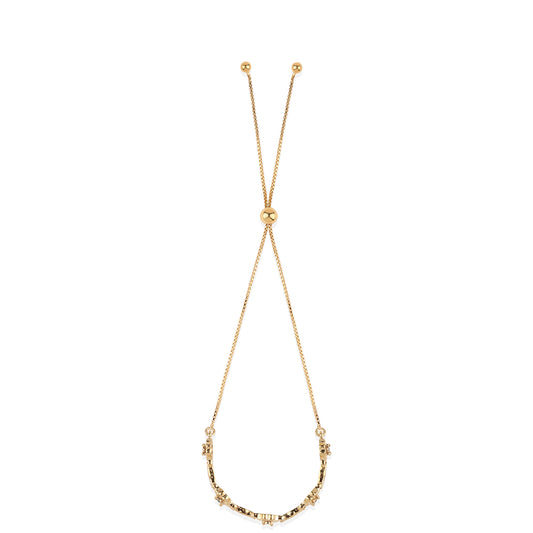 Arannyal Bevont Ezüst Karkötő Fekete Gyémánttal