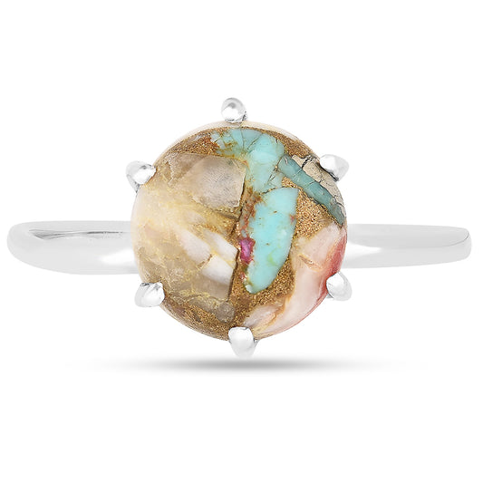 Ezüst Gyűrű Osztriga Türkizzel