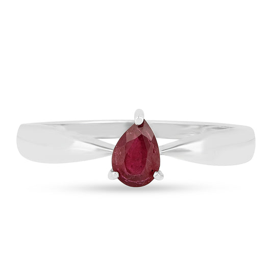 Ezüst Gyűrű Thai Rubinnal