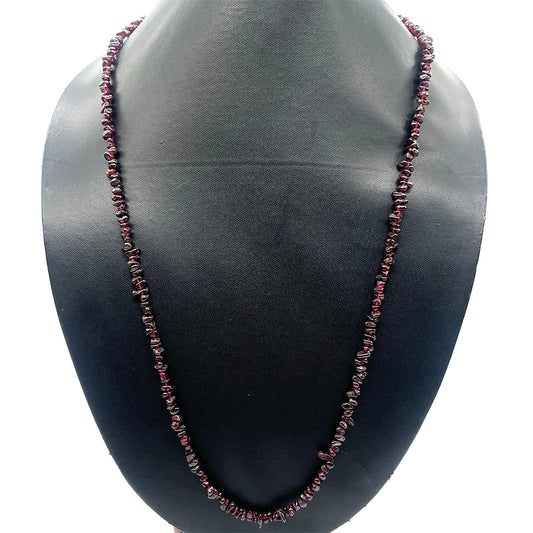 Gyöngy Nyaklánc Vörös Gránáttal