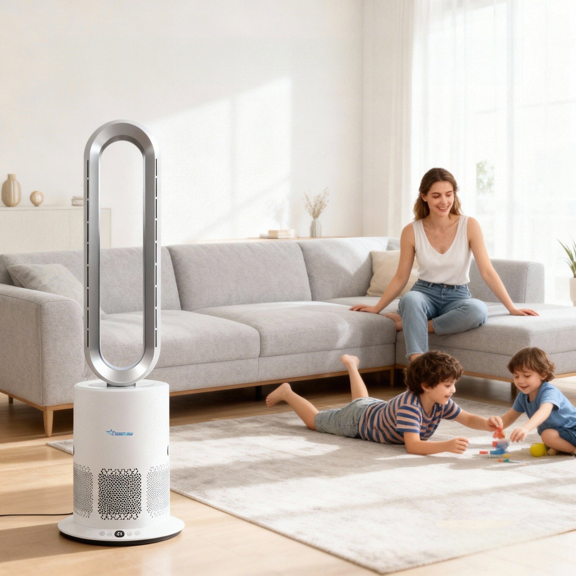 TurboAirStar légtisztító, hűtő - és fűtőventilátor 8 