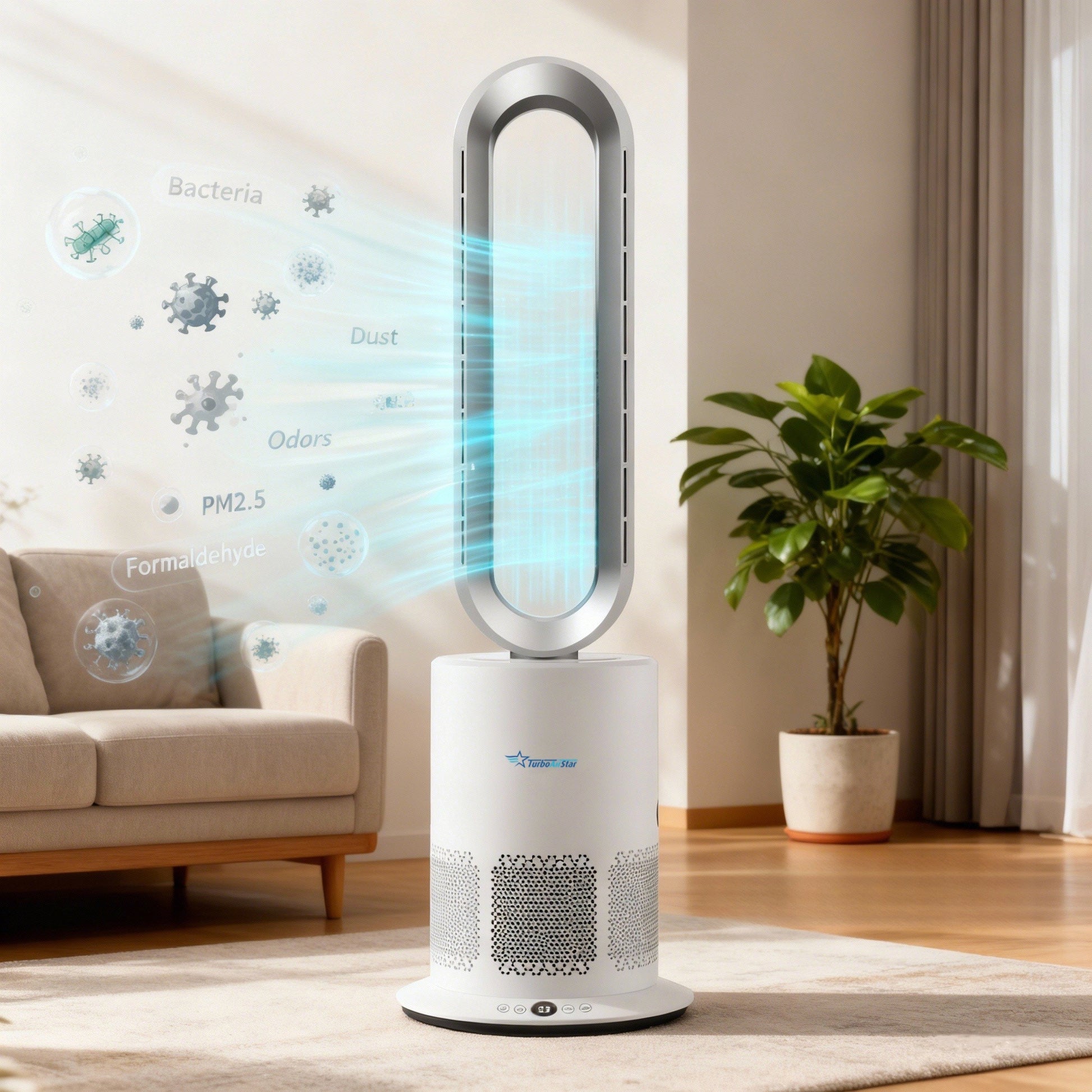 TurboAirStar légtisztító, hűtő - és fűtőventilátor 9 