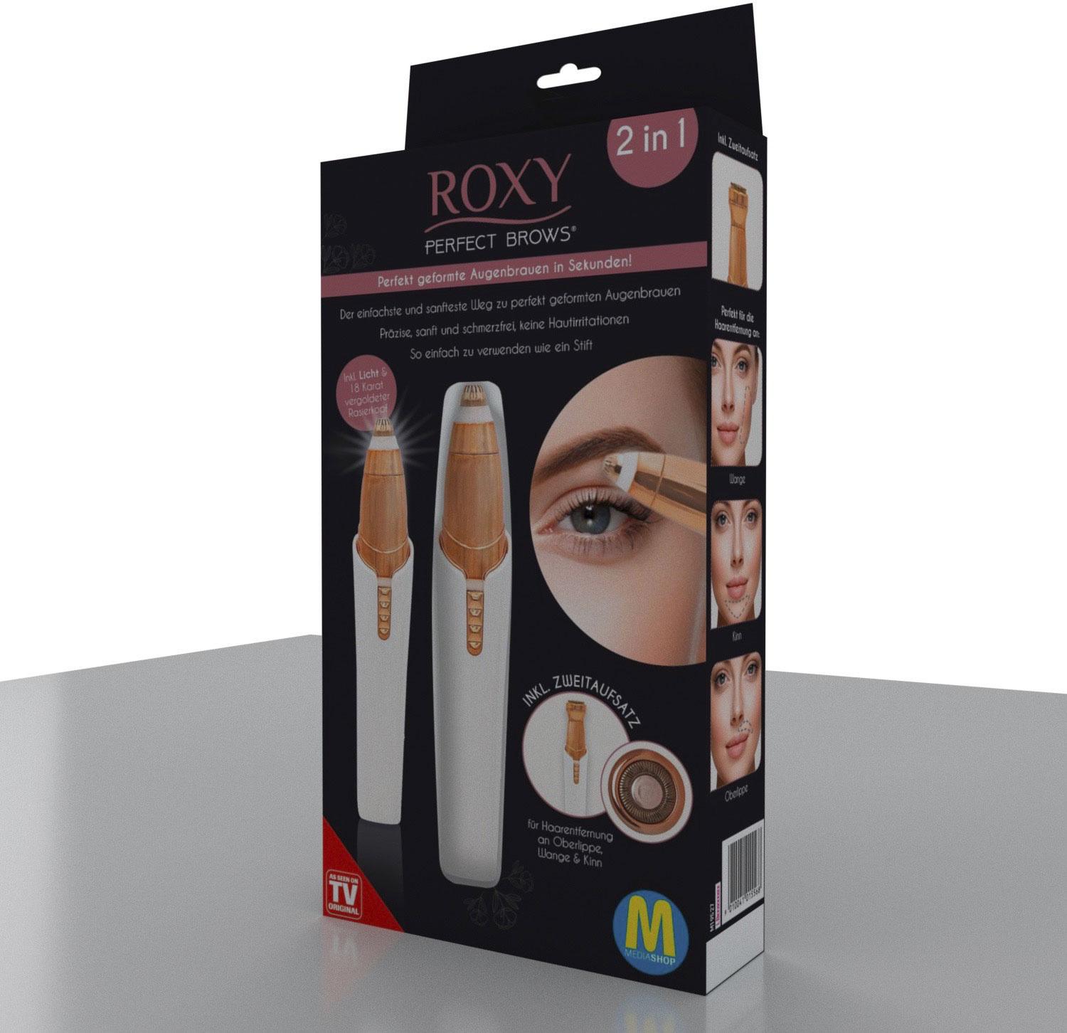 Roxy Perfect Brows 2 az 1-ben szemöldökformázó és arcszőrzet-eltávolító 3 