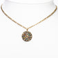 Arany tónusú Emporia Ötvözetű Nyaklánc Tigrisszem Drágakővel ( Nyaklánc+Medál )