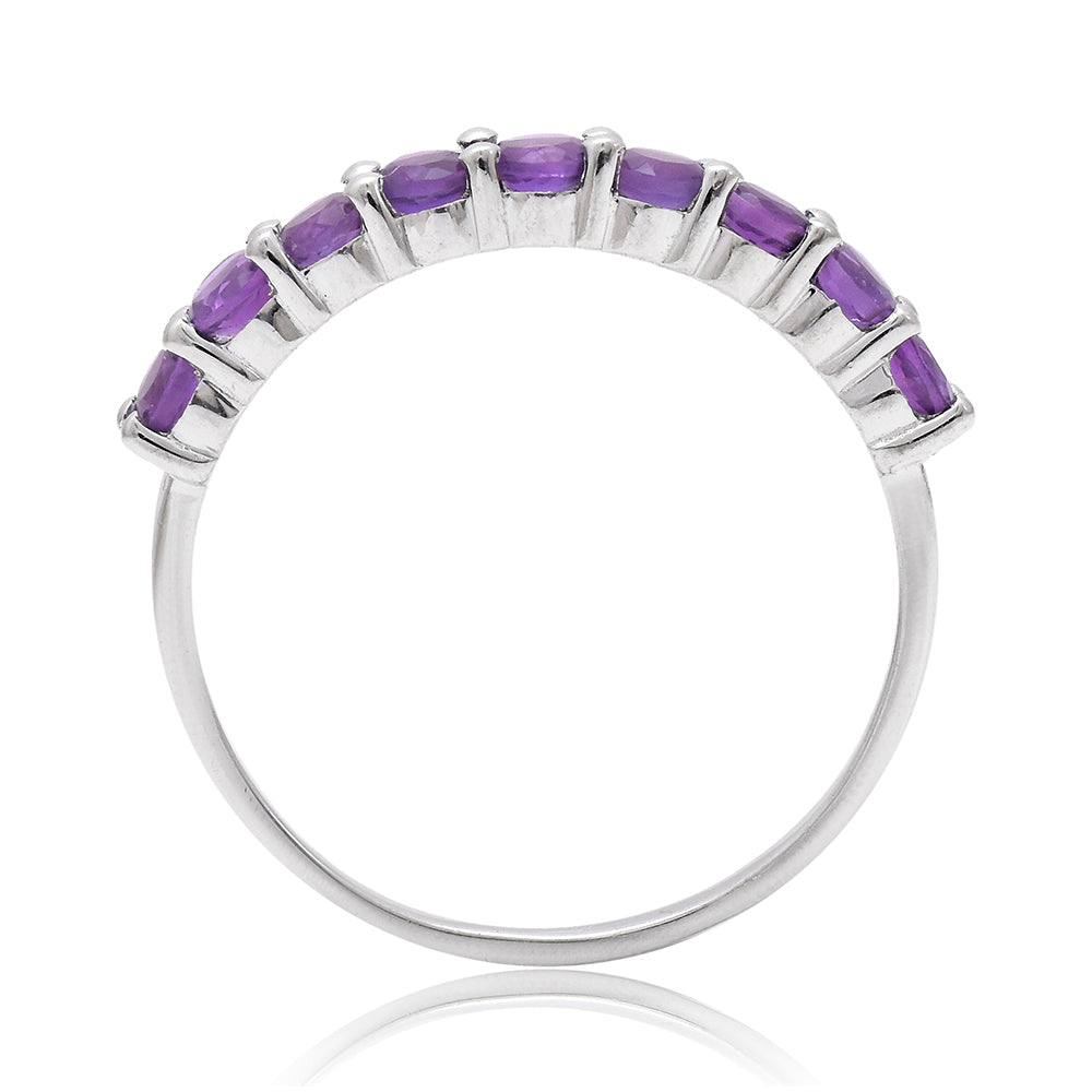 Ezüst Gyűrű Marokkói Ametiszttel