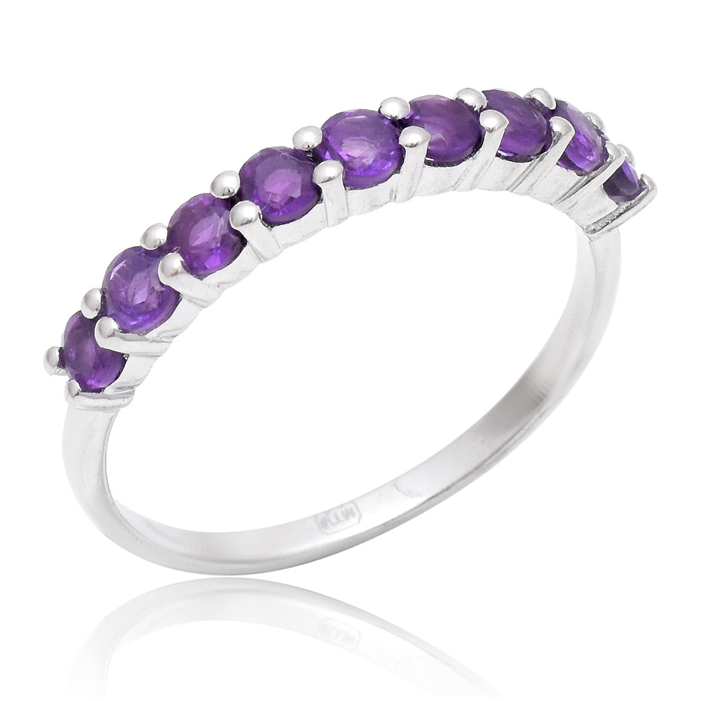 Ezüst Gyűrű Marokkói Ametiszttel 1 