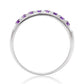 Ezüst Gyűrű Marokkói Ametiszttel