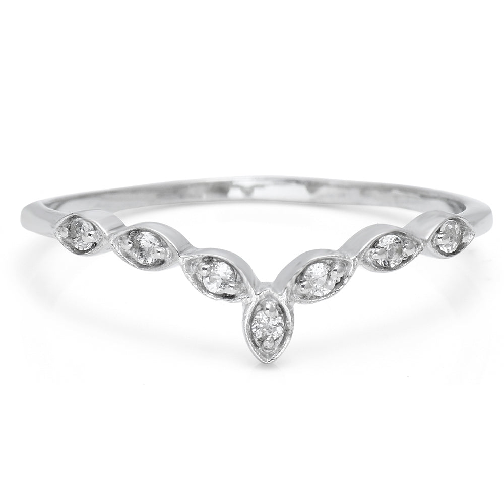 Ezüst Szett Marokkói Ametiszttel és Fehér Topázzal ( Gyűrű ) 3 