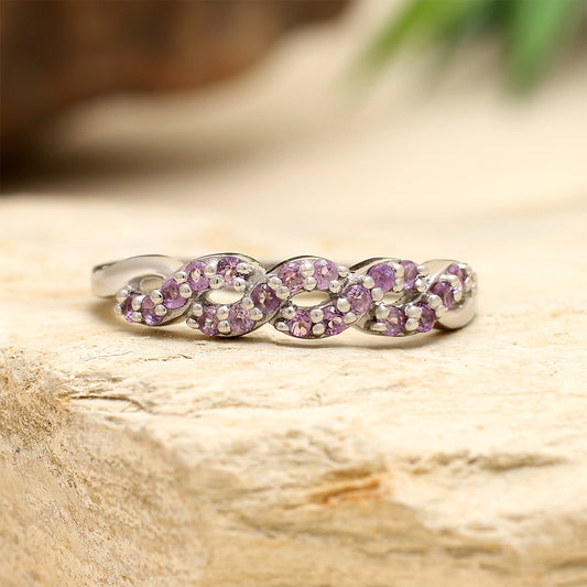 Ezüst Gyűrű Brazil Ametiszttel