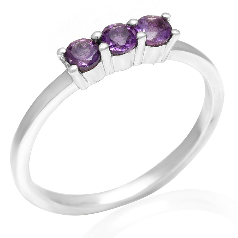 Ezüst Gyűrű Brazil Ametiszttel 3 