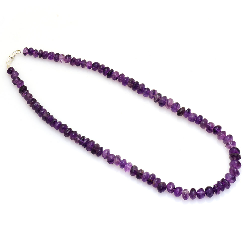 Ezüst Nyaklánc Brazil Ametiszttel 3 