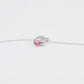 Arany tónusú Emporia Ötvözetű Nyaklánc Rózsaszínű Emporia® Kristállyal