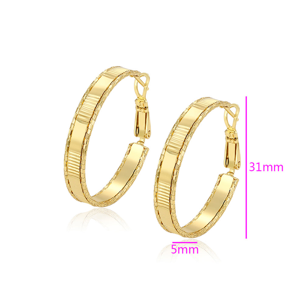 Arany tónusú Emporia Ötvözetű Fülbevaló 2 