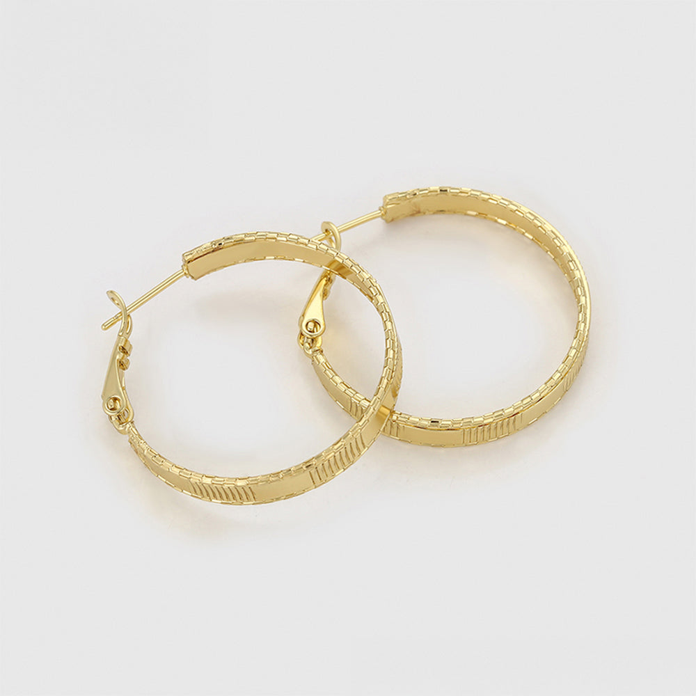 Arany tónusú Emporia Ötvözetű Fülbevaló