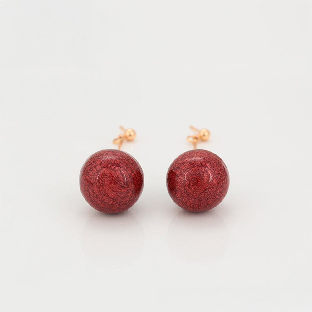 Arany tónusú Emporia Ötvözetű Fülbevaló Zöld Emporia® Kristállyal