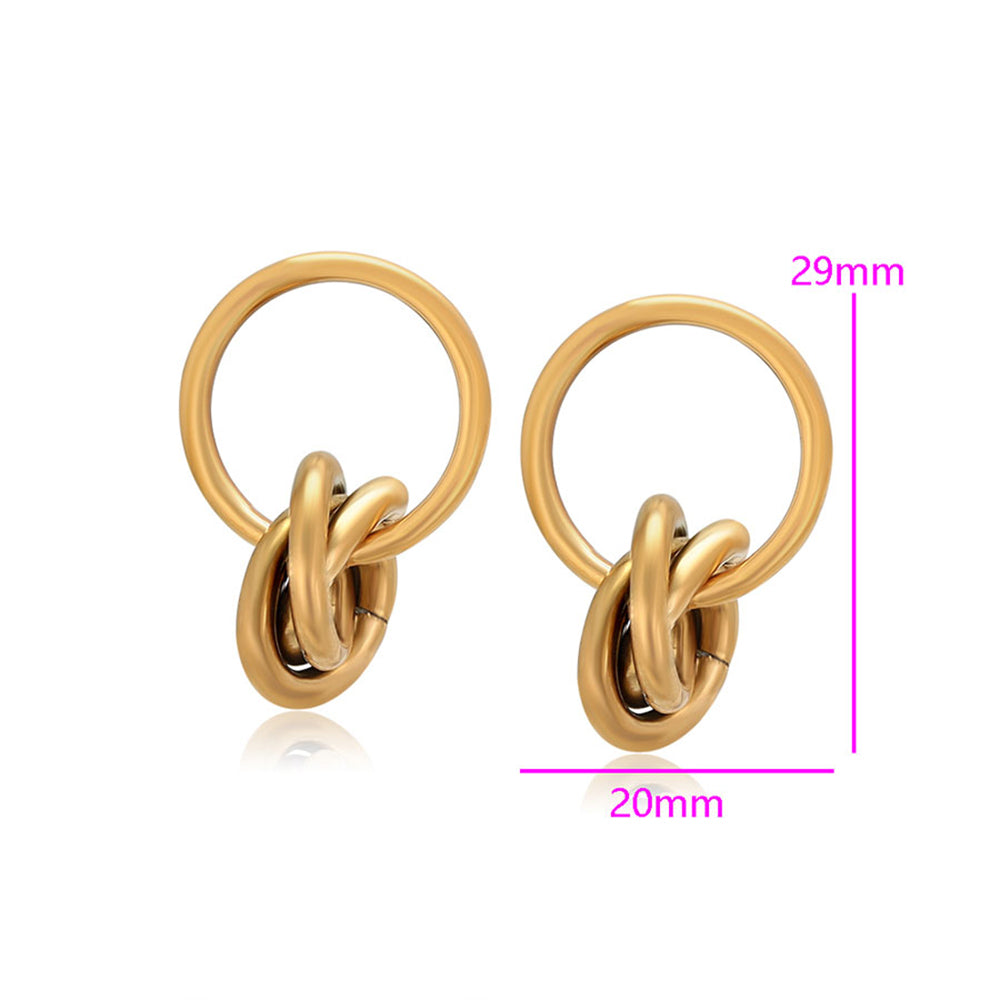 Arany tónusú Emporia Ötvözetű Fülbevaló 2 