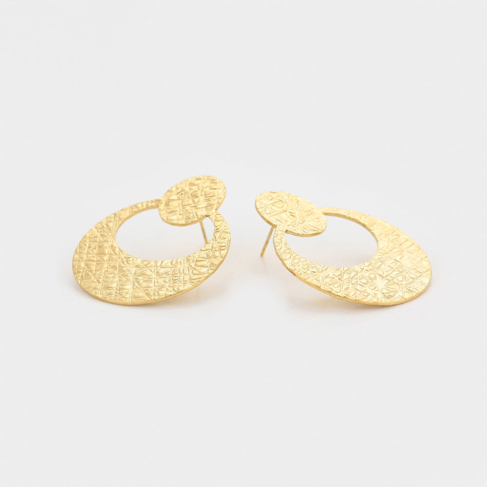 Arany tónusú Emporia Ötvözetű Fülbevaló