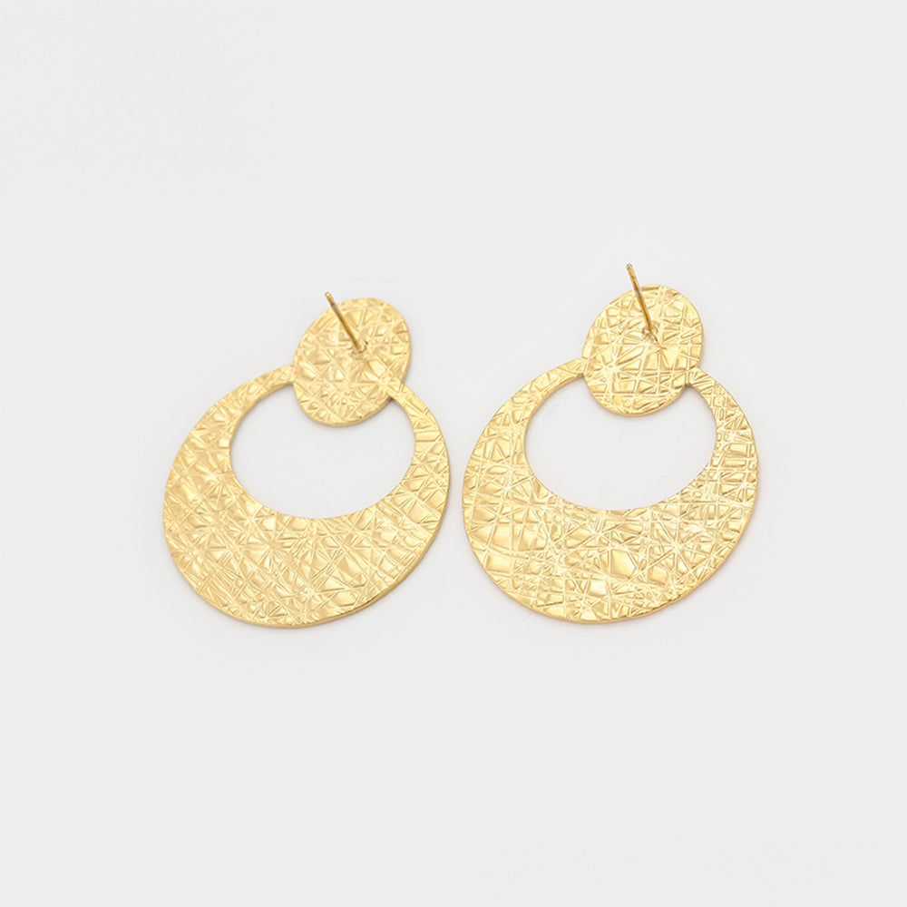 Arany tónusú Emporia Ötvözetű Fülbevaló