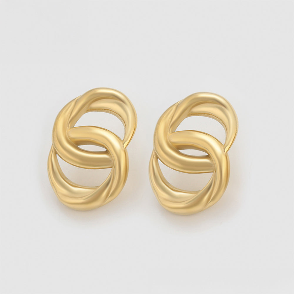 Arany tónusú Emporia Ötvözetű Fülbevaló