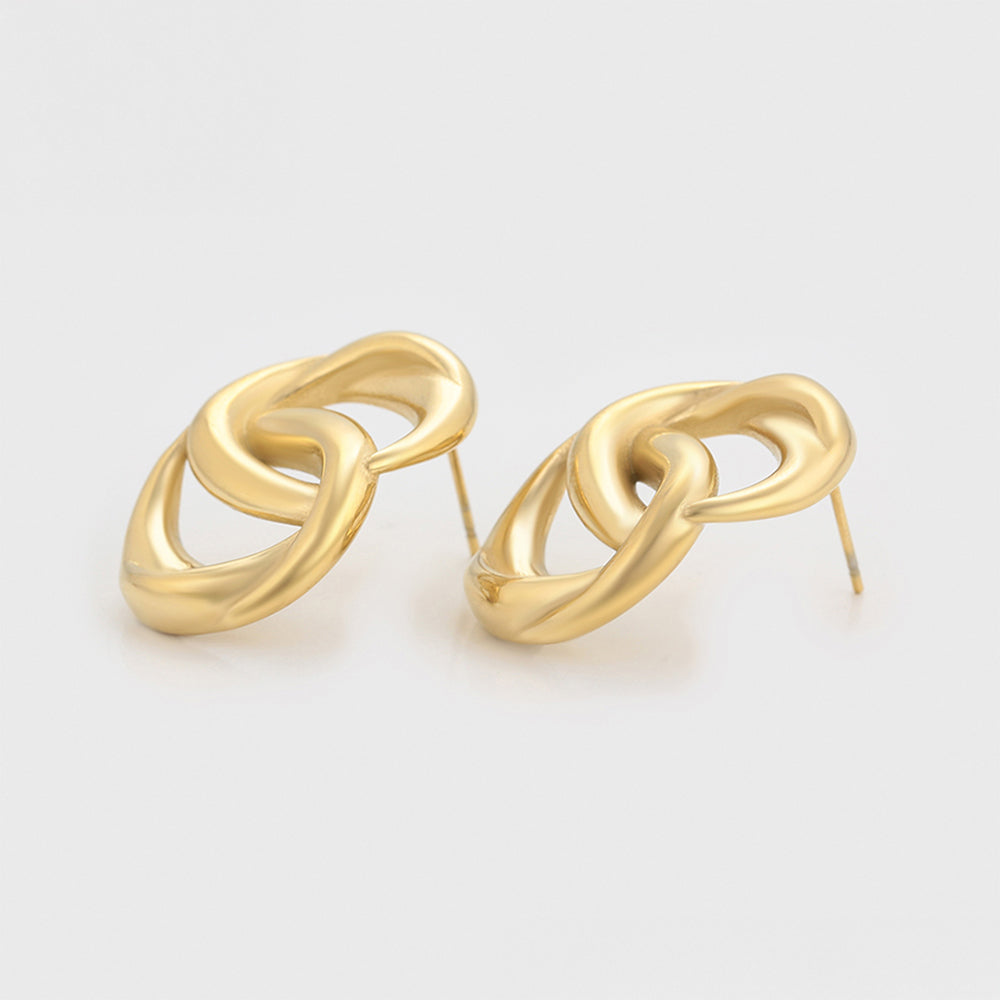 Arany tónusú Emporia Ötvözetű Fülbevaló