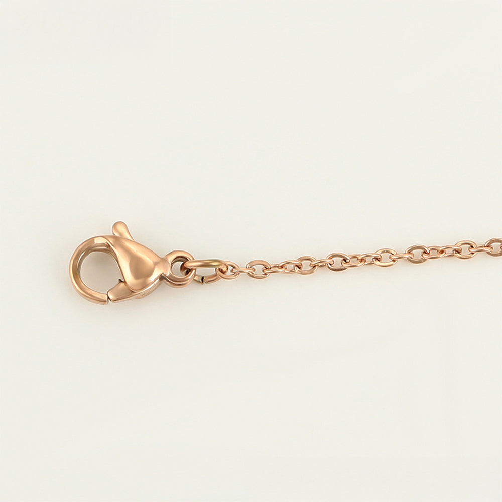 Arany tónusú Emporia Ötvözetű Szett Rózsaszínű Emporia® Kristállyal és Fehér Emporia® Kristállyal ( Nyaklánc+Karkötő ) 8 