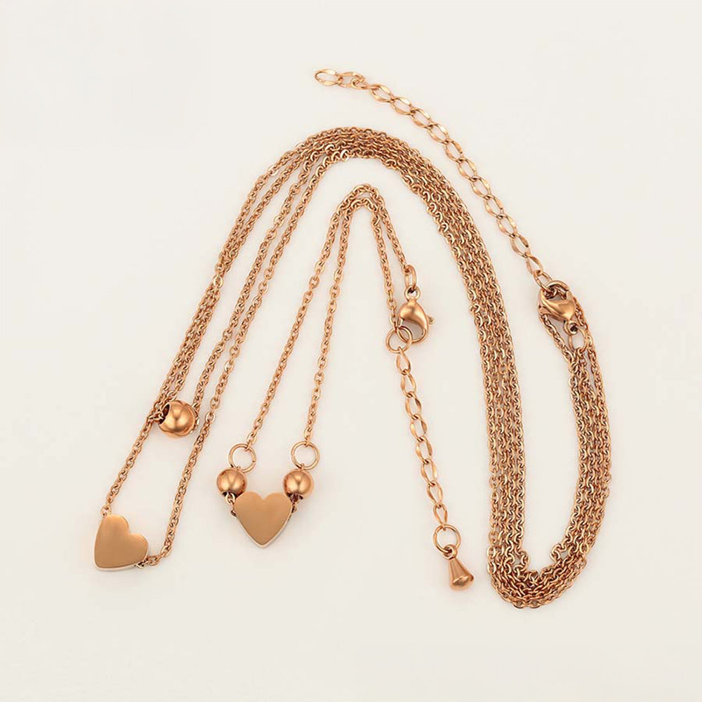 Arany tónusú Emporia Ötvözetű Szett ( Nyaklánc+Karkötő ) 7 