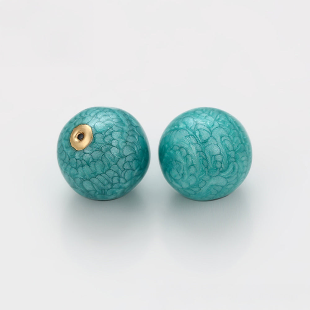 Arany tónusú Emporia Ötvözetű Talizmán Zöld Emporia® Kristállyal