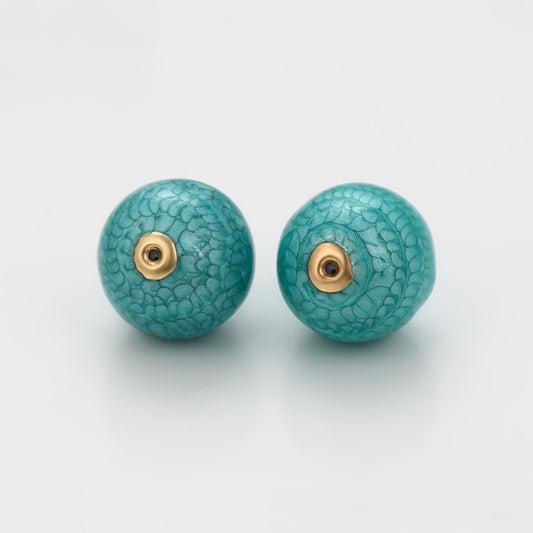 Arany tónusú Emporia Ötvözetű Talizmán Zöld Emporia® Kristállyal