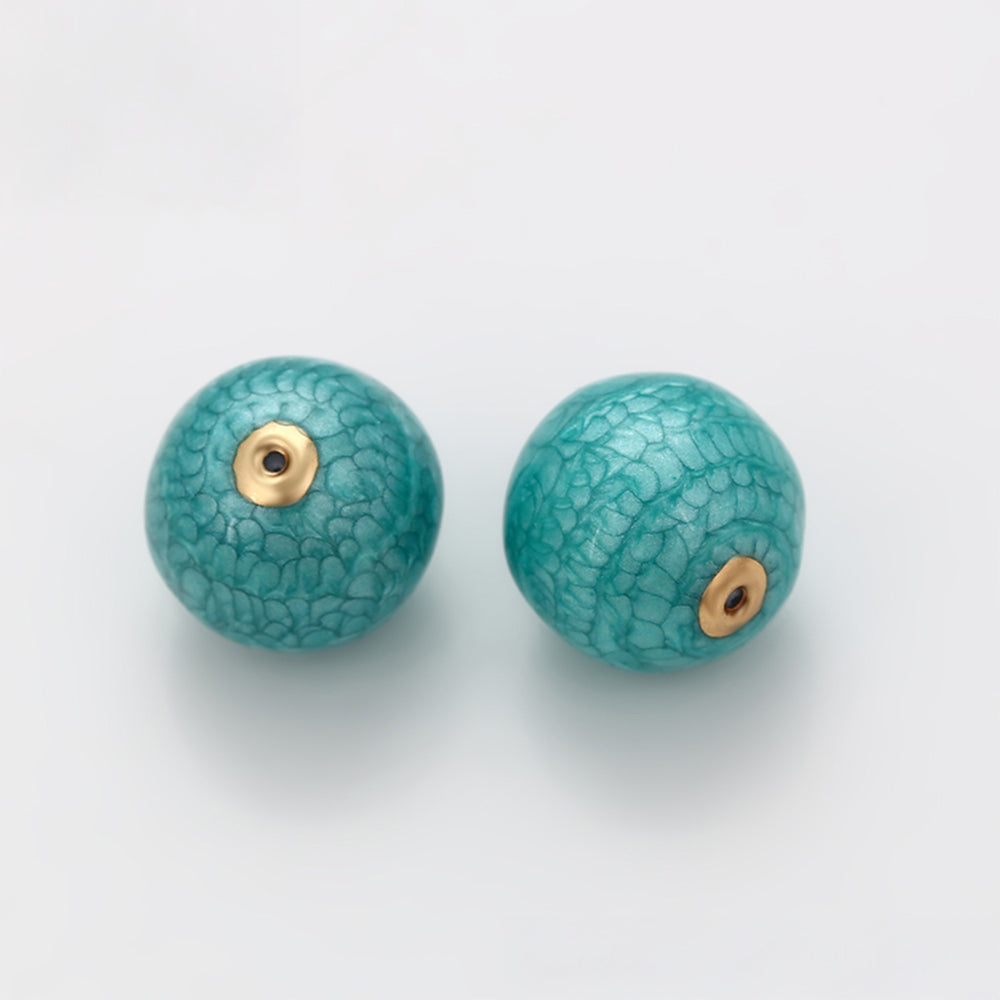 Arany tónusú Emporia Ötvözetű Talizmán Zöld Emporia® Kristállyal