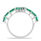 Ezüst Gyűrű Brazil Smaragddal