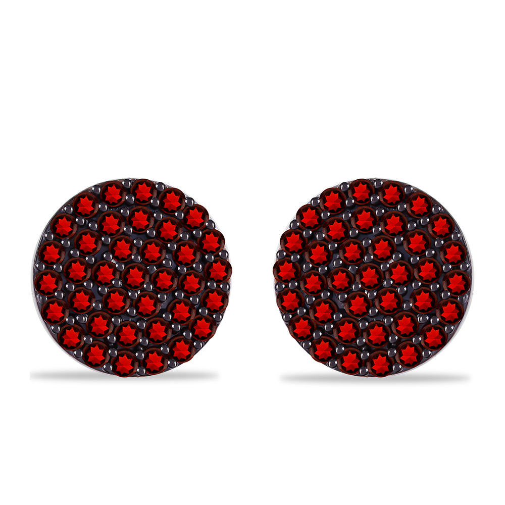 Ezüst Fülbevaló Barton Gránáttal