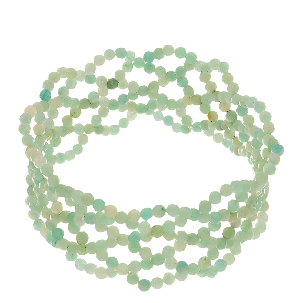 Nugget Karkötő Amazonittal