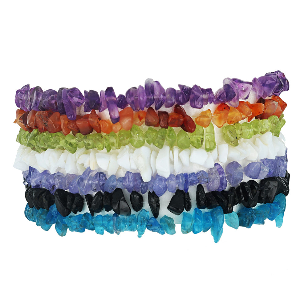 Nugget Szett Tanzanittal és Marokkói Ametiszttel ( Karkötő ) 1 