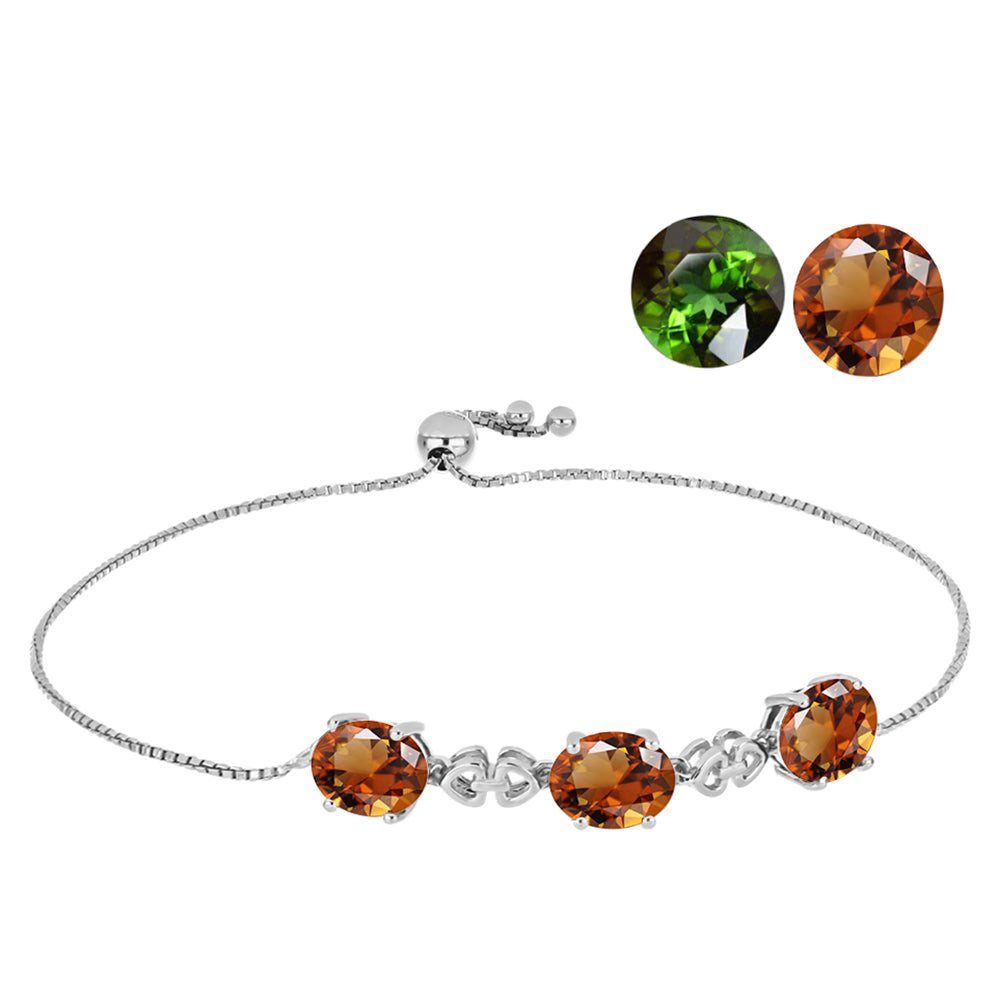 Ezüst Karkötő Minősített laboratóriumban előállított Anatóliai Zultanit-tal 1 