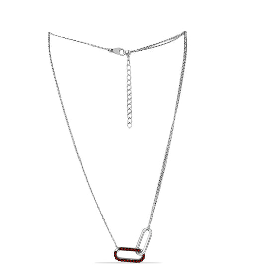 Ezüst Nyaklánc Barton Gránáttal