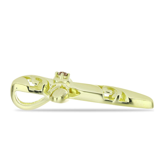 Arannyal Bevont Ezüst Medál Pezsgő Gyémánttal