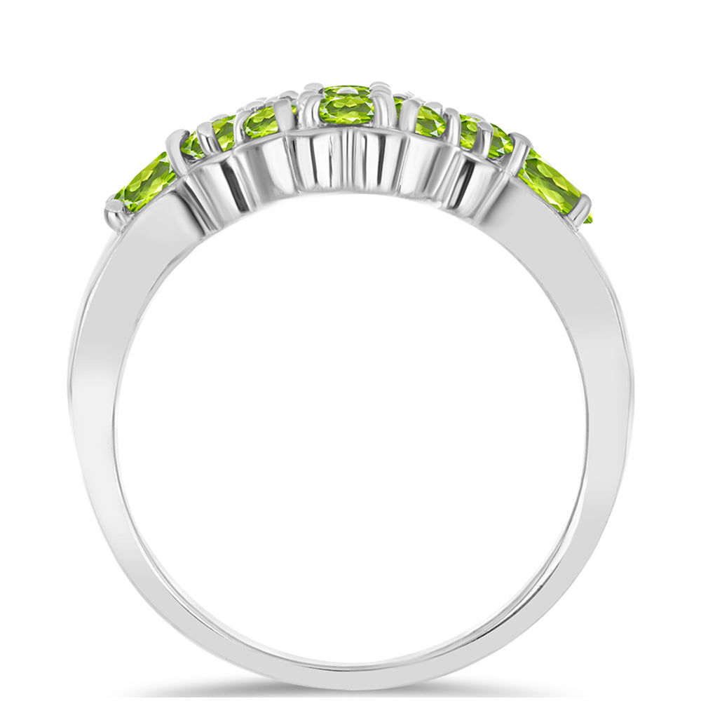 Ezüst Gyűrű Changbai Peridottal 2 