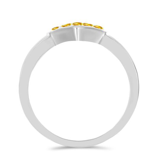 Ezüst Gyűrű Ural Citrinnel