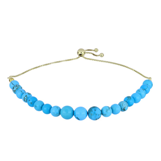 Arannyal Bevont Ezüst Karkötő Csipkerózsika Türkizzel