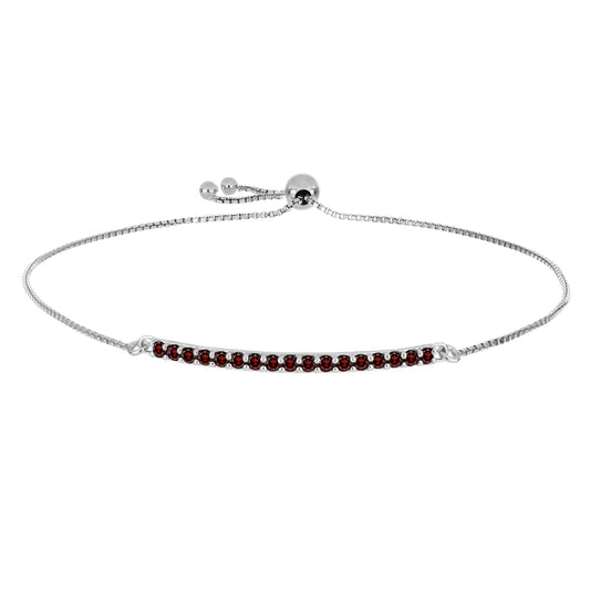 Ezüst Karkötő Barton Gránáttal