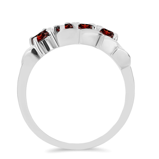 Ezüst Gyűrű Barton Gránáttal