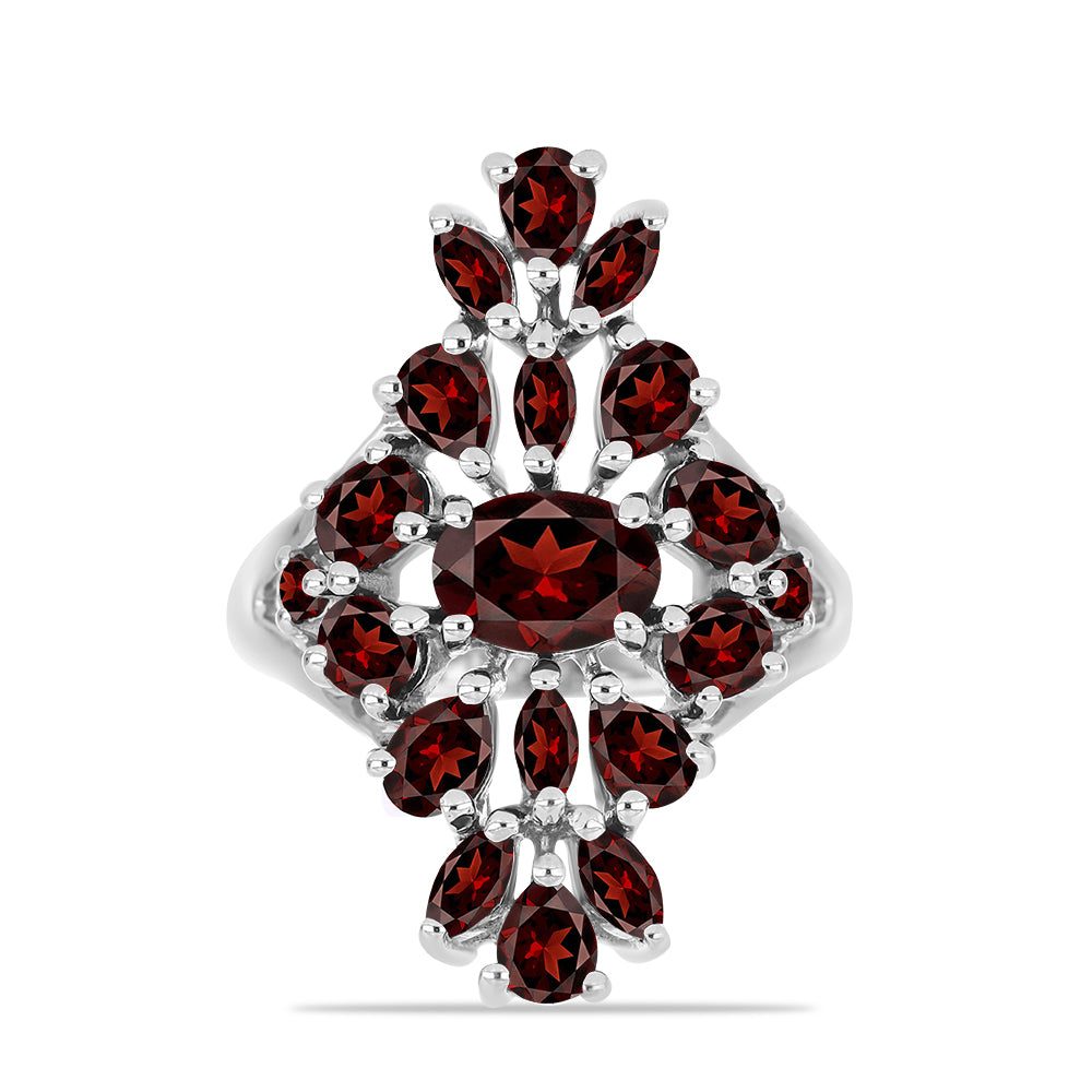 Ezüst Gyűrű Barton Gránáttal